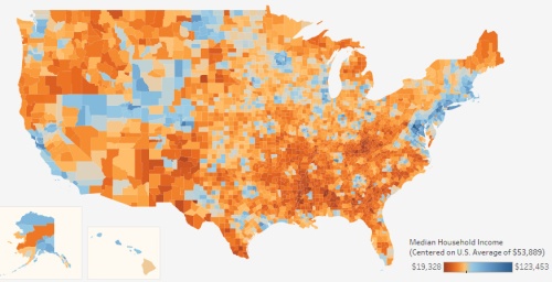 Income by County